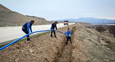 Yazıhan Boyaca Ve Cendere’ye 2.700 Metre İçme Suyu Hattı