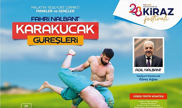 Fahri Nalbant Karakucak Güreşleri, Yeşilyurt Kiraz Festivali’ne Heyecan Katacak!