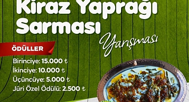 Yeşilyurt’un Ünlü Lezzeti “Kiraz Yaprağı Sarması” İçin 28 Haziran’da Yarışma Düzenlenecek