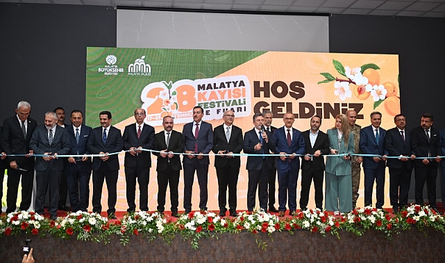 28. Kayısı Festivali Coşkuyla Başladı