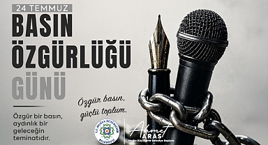 Başkan Aras’tan Basın Özgürlüğü İçin Mücadele Günü Mesajı