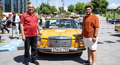 Kayısı Festivali'nde Klasik Mercedes Rüzgârı